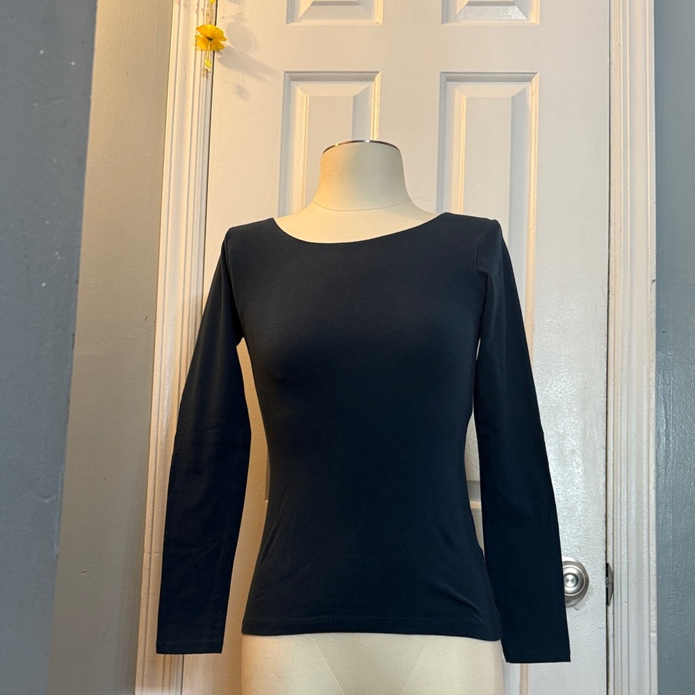 Garage Dark Teal Long Sleeve Women's Tee